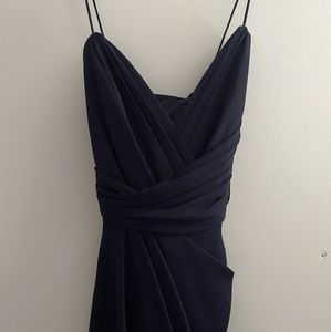 Ever New midi dress in Navy